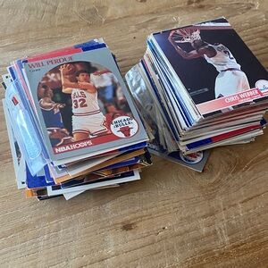 200 Basketball Trading Cards collection